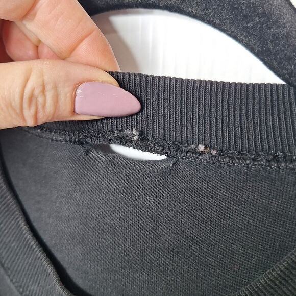 Vintage 1997 Sojo Liquid Blue Fijak T-shirt L Alien Attack Motorcycle Biker UFO - Picture 4 of 7